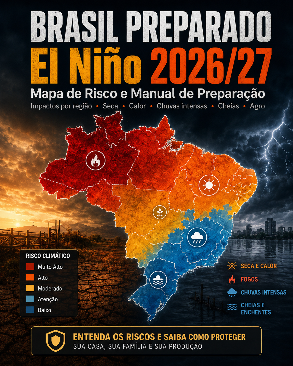 Capa do Manual Completo de Preparação Familiar Brasil Preparado